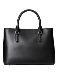 Outlet 😍 Lauren Ralph Lauren Marcy 26 Zip Top Satchel Bag In Black ❤️ -Backpacks Sales Store unnamed file 951