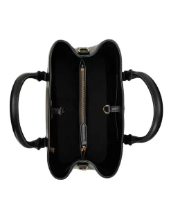 Outlet 😍 Lauren Ralph Lauren Marcy 26 Zip Top Satchel Bag In Black ❤️ -Backpacks Sales Store unnamed file 954