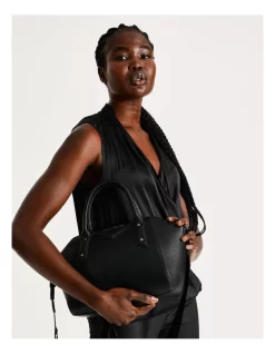 Hot Sale 🎉 Wayne Cooper Pia Zip Top Satchel Bag In Black 🧨 -Backpacks Sales Store unnamed file 968