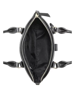 Discount 👍 Nine West Nemi Black Zip Top Satchel Bag 🧨 -Backpacks Sales Store unnamed file 983