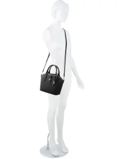 Discount 👍 Nine West Nemi Black Zip Top Satchel Bag 🧨 -Backpacks Sales Store unnamed file 984