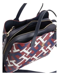 Promo 🔥 Tommy Hilfiger Iconic TH Monogram Satchel In Corporate Multi 🥰 8 Promo 🔥 Tommy Hilfiger Iconic TH Monogram Satchel In Corporate Multi 🥰 -Backpacks Sales Store unnamed file 987