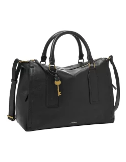 Flash Sale 😀 Fossil Parker Black Satchel Bag 👍 -Backpacks Sales Store unnamed file 997